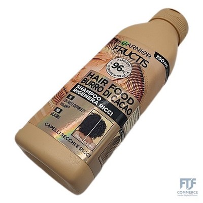 Fructis Hair Food Shampoo Esel di Cacao, 350 ml