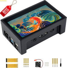 Raspberry Pi 4B 4.3Inch DSI Touch Screen LCD 800x480 IPS Display Case US