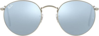 Ray-Ban RB3447 Silver Flash Mirror Round Silver Metal 50mm  display picture 3