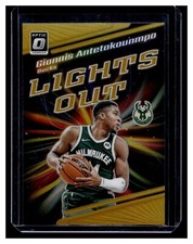 2023 Optic DonRuss Giannis Antetokounmpo #8 Lights Out Gold /10