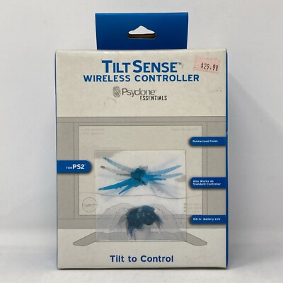 Psyclone Essentials Tilt Sense Wireless PS2 Controller Sealed (G1)