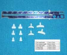 DOLL TEETH - 10 piece assortment of sizes and styles - Plastic TEETH