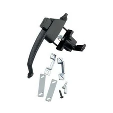 Screen & Storm Door Latch, Push-Button, Colonial Hammered Black
