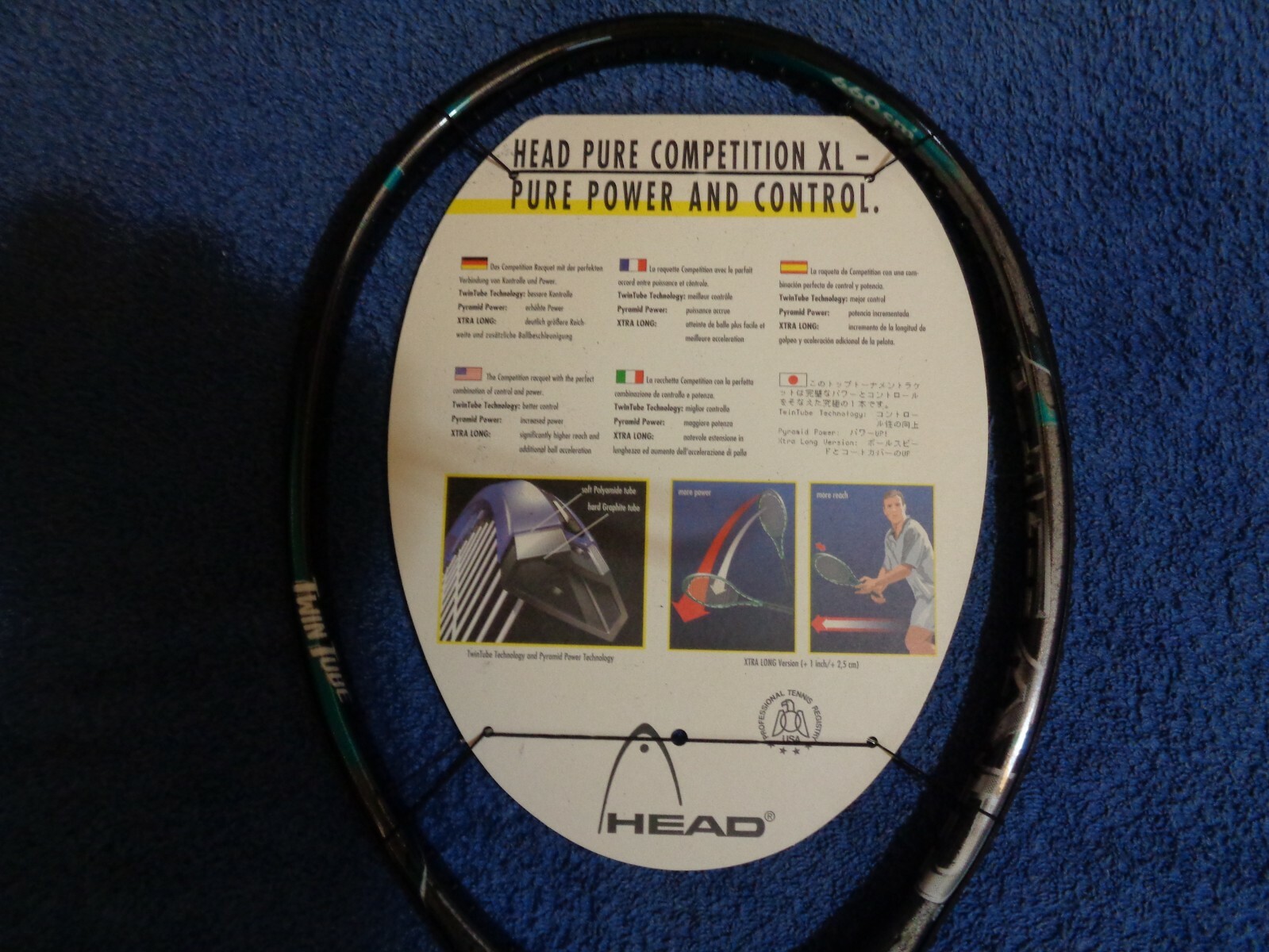 Head Extreme XL MidPlus "Brand New" in Mint Condition (4 5/8's L5 Grip) Bonus !! eBay