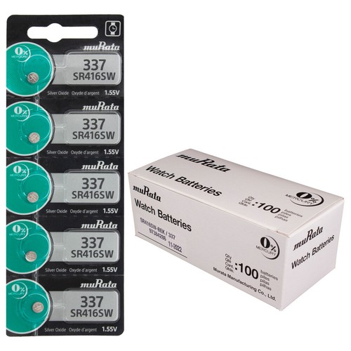 Murata 337 - SR416SW Button Cell Battery Pack of 150 - 第 1/2 張圖片
