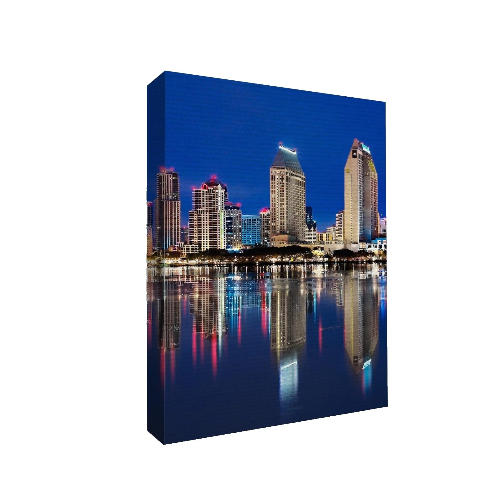 Art Deco ciudades enmarcado afiches y grabados de decoración para el Hogar