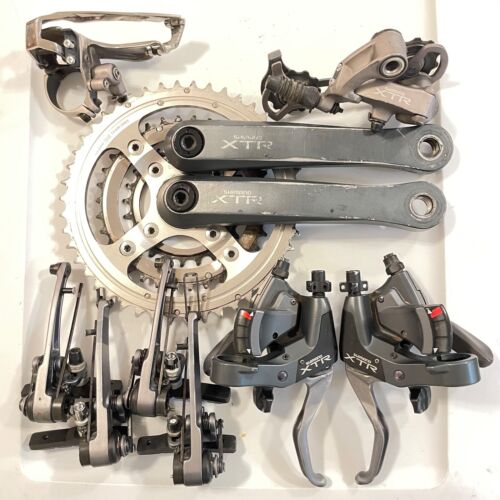 Vintage Shimano XTR 3x9 Speed Groupset Retro M950 M952 - FC BR ST RD