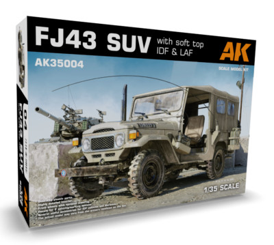 Ak Interactive 1/35 FJ43 Toyota LAND CRUISER Soft Top Plastic Model Kit #AK35004