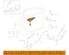 GM OEM 20-24 CT5 Front Door Lock Hardware-Handle Base 13535323