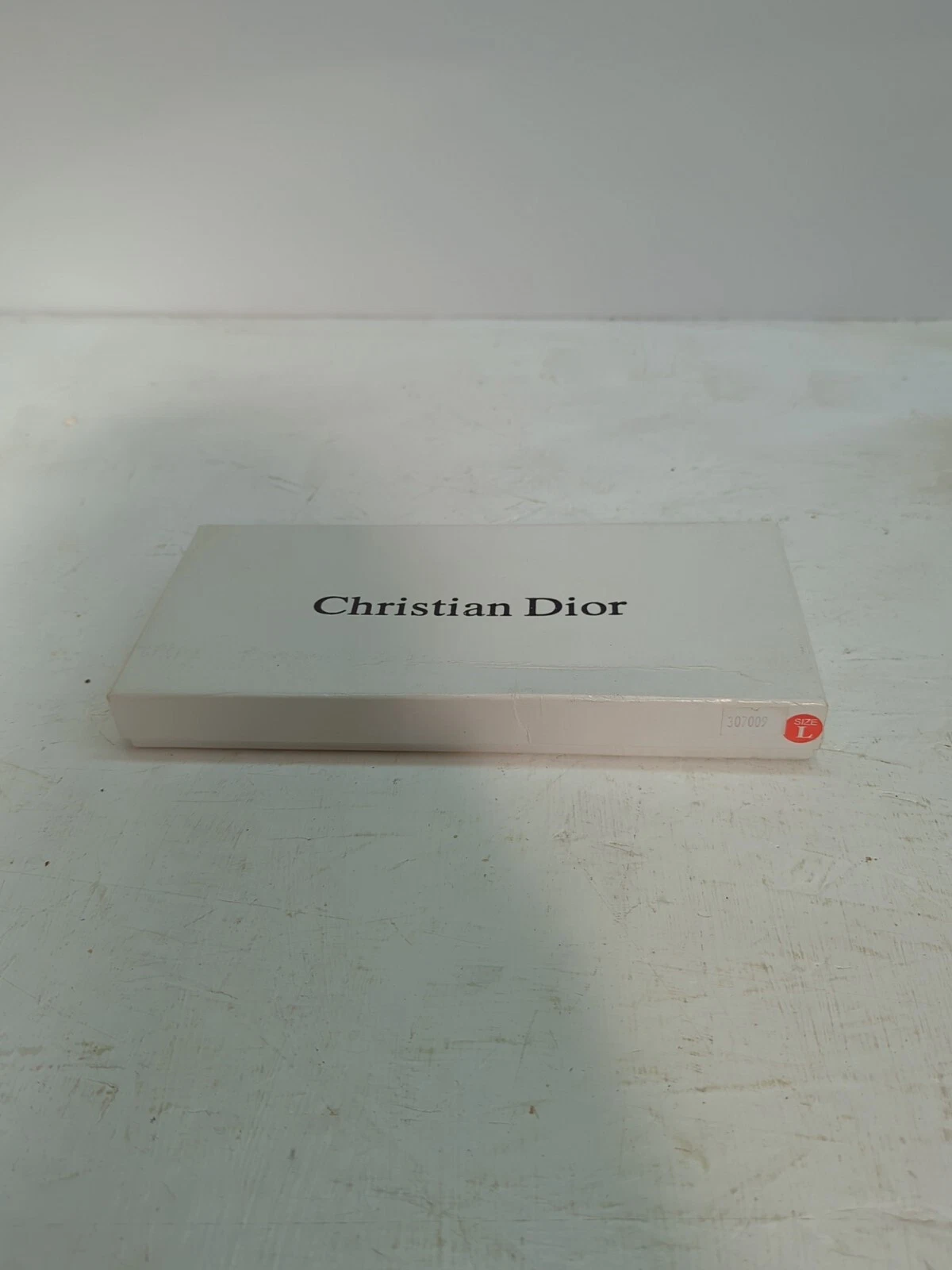 Gants en cuir femme vintage Christian Dior Paris logo monogramme grande boîte #Y