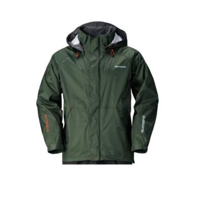 Shimano Dryshield Basic Jacket Khaki Gr. XXXL Jacke Regenjacke Wind- Wasserdicht