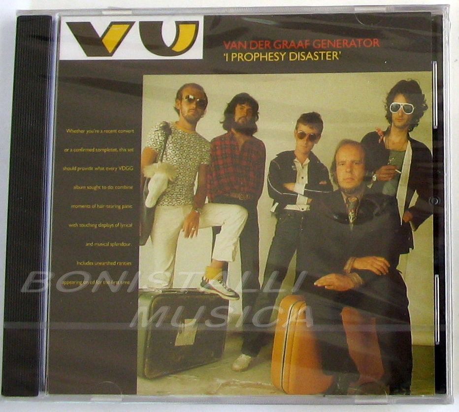 VAN DER GRAAF GENERATOR - I PROPHESY DISASTER - CD SEALED