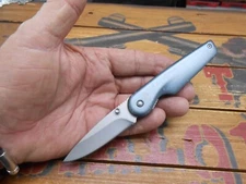 Gerber Air Foil Pocket Knife Liner Lock Plain Edge Blade