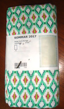 IKEA SOMMAR 2017 Tablecloth Green Pink White 57 x 94 " Table Cloth Cotton - NEW