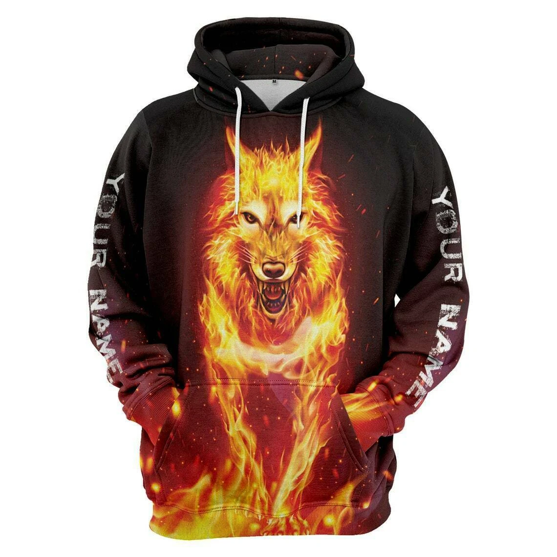 Wolf 3d hoodie sales