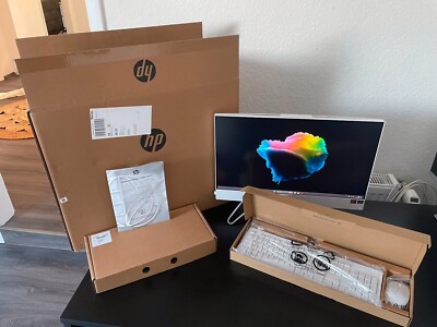 HP Computer All in One 24'' AMD Ryzen 5 5500U 6-Kern Prozessor 16GB RAM 512gb SSD
