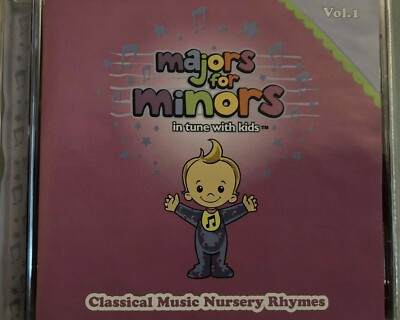 MAJORS FOR MINORS - Classical Music Nursery Rhymes CD Brand New Vol.1 MFM
