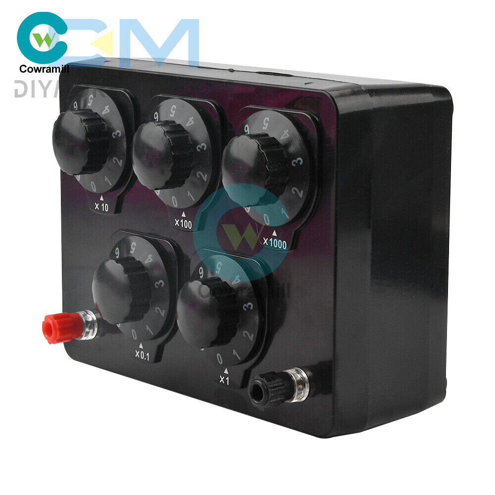 0-9999.9Ohm Variable Resistance Box Decade Resistor For Physical Resistance Box