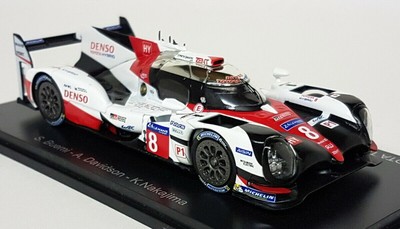 Hatchette 1/43 Toyota TS050 Hybrid  #8 8th Le Mans 2017 Resin Scale Model Car