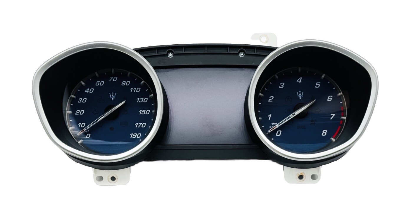 14-17 MASERATI GHIBLI SPEEDOMETER INSTRUMENT GAUGE CLUSTER MILES 670100152
