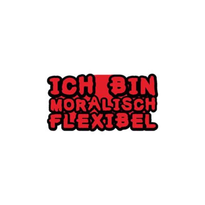 Decal/Decal I'm Morally Flexible Morality Sexuality Humour 4x7cm #A1023