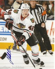 Chicago Blackhawks Joakim Nordstrom Signed Autographed 8x10 Photo COA A