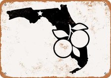 METAL SIGN - Florida State 2 -- Vintage Look