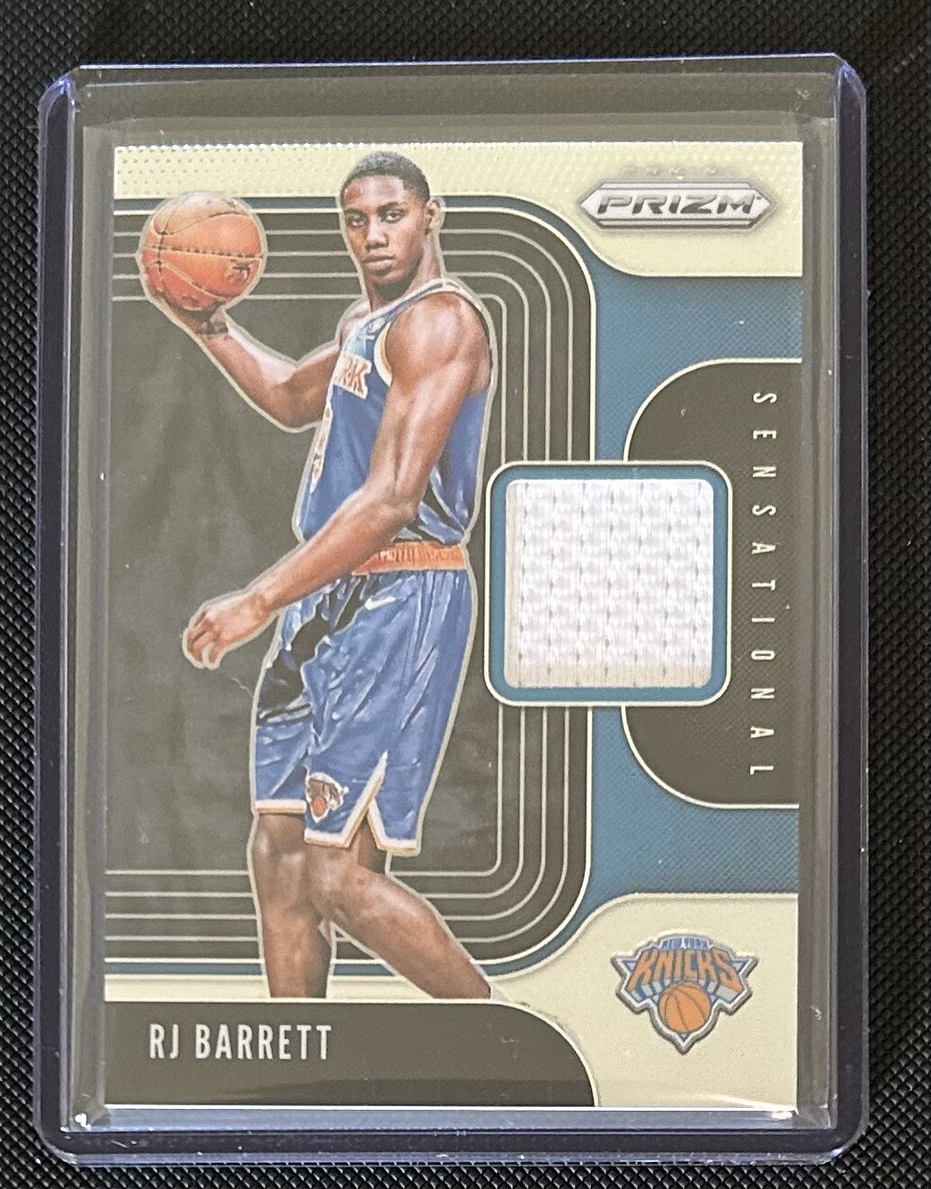2019-20 Panini Prizm Sensational Swatches RJ Barrett Rookie Player Worn Patch