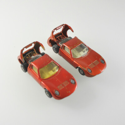 2 x Matchbox Lesney Speed Kings K-24 - Lamborghini Miura