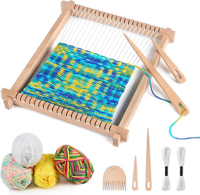 Webrahmen Für Kinder, Hochwertiger Weben Groß 24 X 28Cm Und Aktualisierte Fassu
