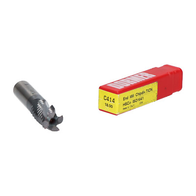 Dormer C41418.0 Hsco Ticn End Cutter DIN 844 B Type Nr Short 18mm New NFP