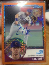 2018 Topps Chrome 1983 Style Auto Orange Mojo Refractor Ian Happ /25 #20/25 Rare