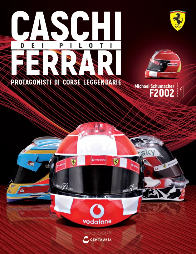 CASCHI PILOTI FERRARI /HELMETS F1 SCALA 1/5 +BOOKLET CENTAURIA (VARIOUS SELECT)