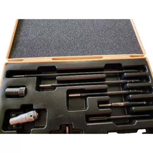 Mitutoyo 141-233 Inside Micrometer,2 to 12", 0.001" Graduation, Friction Thimble