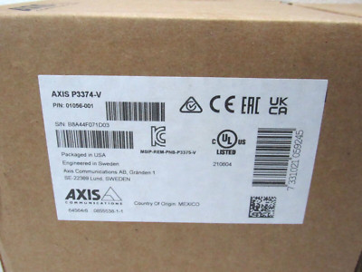 Axis P3374-V Network Camera 01056-001 (FACTORY SEALED) [CTCNC]