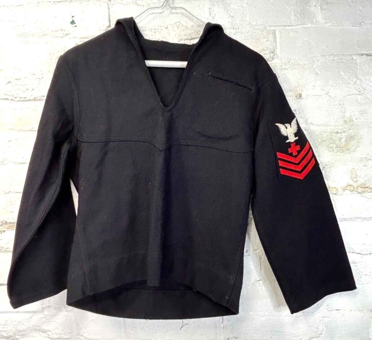 WWII US Navy Hospital Corpsman 1st Class Working Blue Jumper Top | eBay