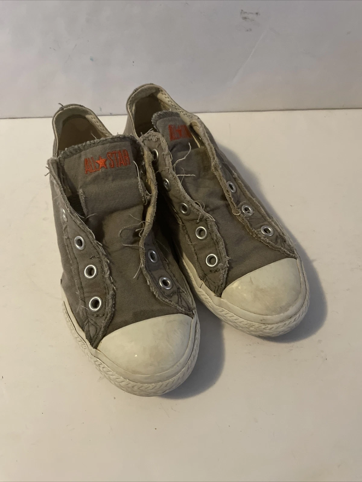 CONVERSE CT SLIP 3X841 CHARCOAL WHITE YOUTH 1.5 EUR 33. U In Box