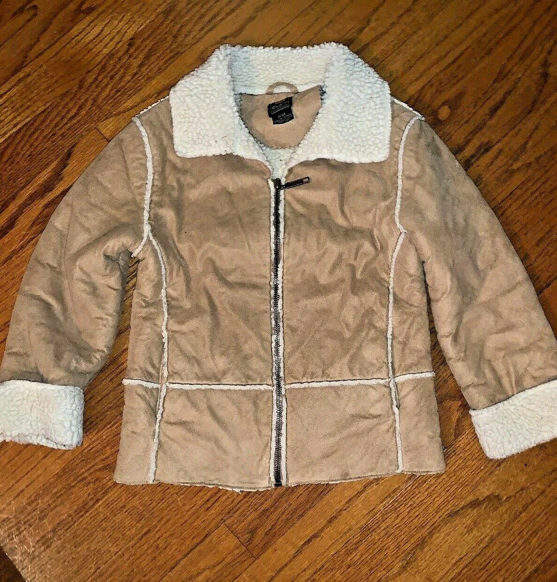 Sheepskin fleece best sale jacket