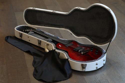 2008 Gibson Limited Edition Les Paul Dark Fire w/ Satin Back & Neck + OHSC - Picture 21 of 22