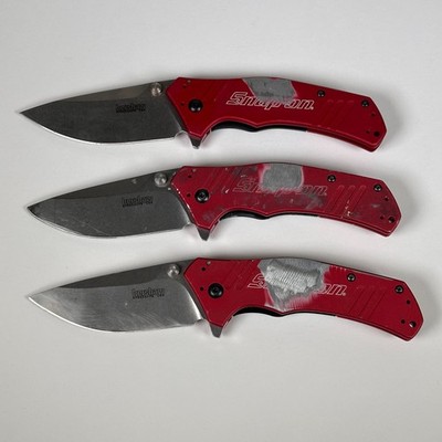 Kershaw Knockout Assisted Open Folding Knife 1870RDSO Snap-On (Lot of 3)