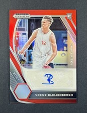 VRENZ BLEIJENBERGH AUTO /199 RED 2021 22 Panini Prizm Draft Picks ROOKIE #DP-WBL