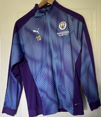 Puma Man City Player Issue Trainingsjacke #10 Aguero Marathon Bet Größe M