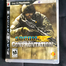 Sony SOCOM U.S. Navy SEALs Confrontation PS3 Shooter M Manual Case Online