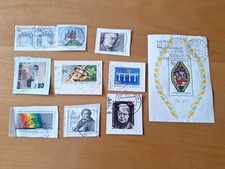 BR  Deutschland  Briefmarken aufgeklebt und  gestempelt 