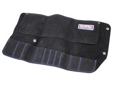 Faithfull 10 Pocket Leather Tool Roll Overall...