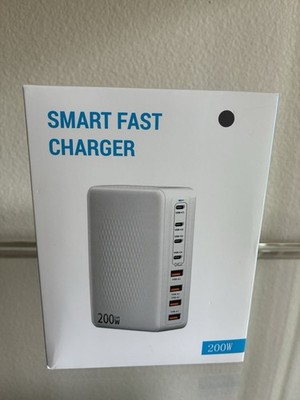 USB C Charger 200W GaN III 8-Port Fast Charging Station 4C 4A MacBook iPhone