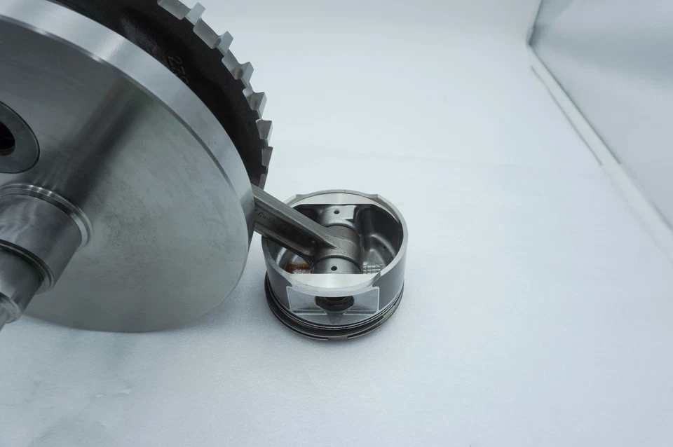 04 Harley Dyna FXD Super Glide OEM Doble Leva Motor Manivela Volante Pistones Foto 3 de 4