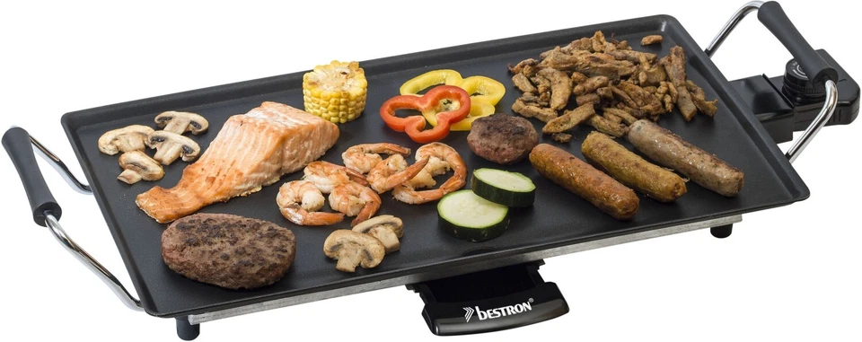 Bestron elektrischer Tischgrill-Teppanyaki-Grillplatte, 4 PERSONEN ABP602 - Bild 2 von 4
