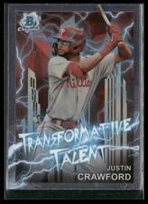 Justin Crawford Rookie 2023 Bowman Draft Transformative Talent Philadelphia
