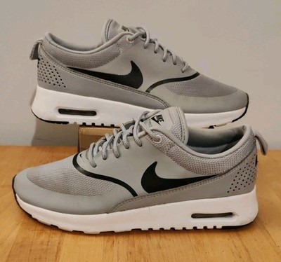 Nike Air Max Thea - Wolf Grey/Black - Damen - UK4